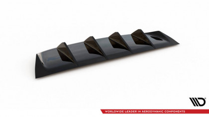 Spoiler zadního nárazniku BMW M6 Gran Coupe / Coupe / Cabriolet F06 / F13 / F12 černý lesklý plast