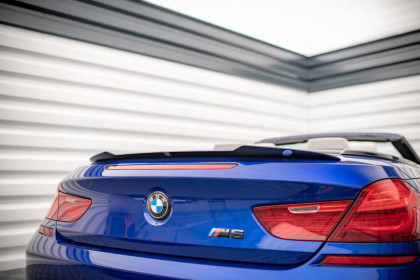 Prodloužení spoileru BMW M6 / 6 M-Pack Cabriolet F12 černý lesklý plast