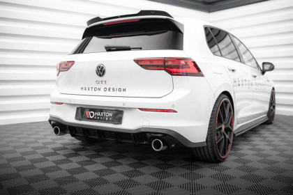 Zadní difuzor V.3 Volkswagen Golf GTI Mk8 černý lesklý plast