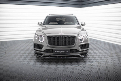 Spojler pod nárazník lipa Bentley Bentayga Mk1 černý leský plast