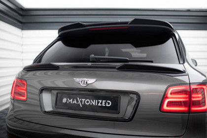 Prodloužení spoileru spodní 3D Bentley Bentayga Mk1  černý lesklý plast