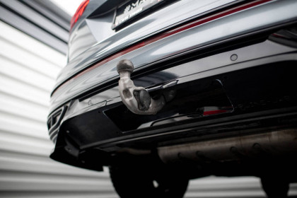Spoiler zadního nárazniku Volkswagen Tiguan Allspace R-Line Mk2 Facelift černý lesklý plast