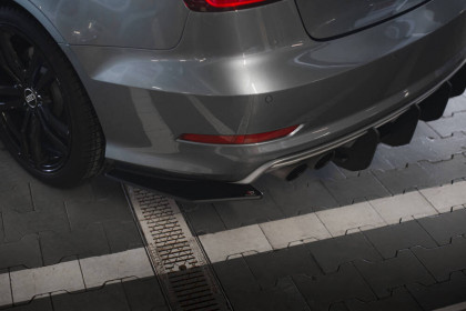 Splittery zadní boční Street Pro Audi S3 Sedan 8V černé