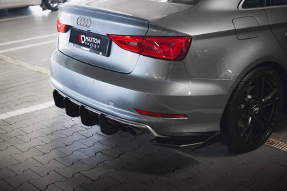 Spoiler zadního nárazníku Street pro Audi S3 Sedan 8V červený