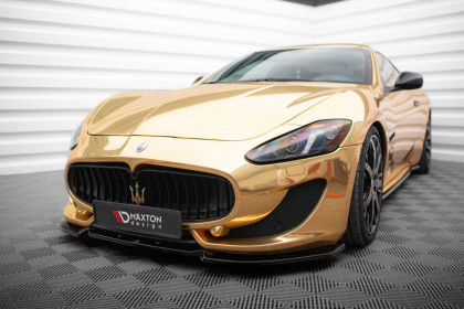 Spojler pod nárazník lipa V.2 Maserati Granturismo Mk1 Facelift černý leský plast