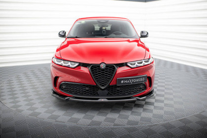 Spojler pod nárazník lipa V.1 Alfa Romeo Tonale Mk1 černý leský plast