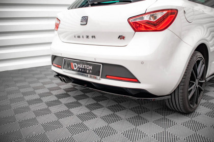 Spoiler zadního nárazniku Seat Ibiza FR SC Mk4 Facelift černý lesklý plast