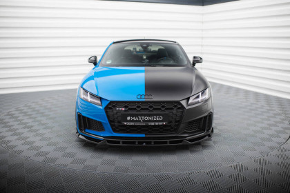 Spojler pod nárazník lipa V.1 Audi TT S 8S Facelift černý leský plast