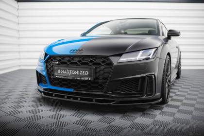 Spojler pod nárazník lipa V.2 Audi TT S 8S Facelift černý leský plast