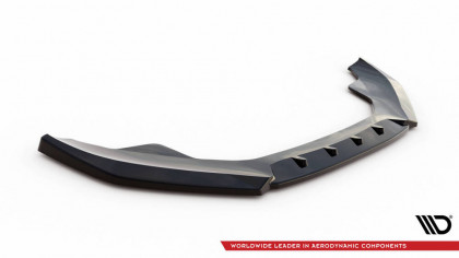 Spojler pod nárazník lipa V.3 Audi A4 S-Line / S4 B8 Facelift černý leský plast
