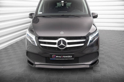 Spojler pod nárazník lipa V.1 Mercedes-Benz V-Class W447 Facelift černý leský plast