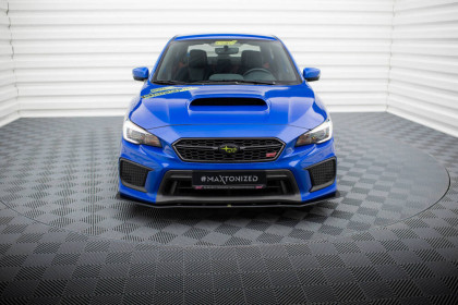 Street pro spojler pod nárazník lipa Subaru WRX STI Mk1 Facelift černo červený