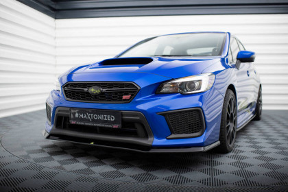 Spojler pod nárazník lipa V.1 Subaru WRX STI Mk1 Facelift černý leský plast