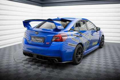 Spoiler zadního nárazniku V.2 Subaru WRX STI Mk1 černý lesklý plast