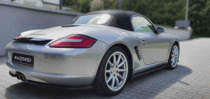 Splittery zadní boční Porsche Boxster 987 černý lesklý plast