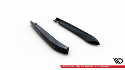 Splittery zadní boční V.1 Seat Leon Cupra Sportstourer Mk3 černý lesklý plast