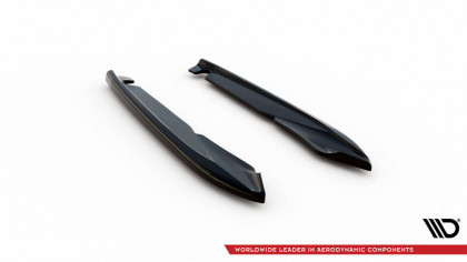 Splittery zadní boční V.2 Seat Leon Cupra Sportstourer Mk3 černý lesklý plast