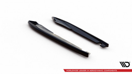 Splittery zadní boční V.2 Seat Leon Cupra Sportstourer Mk3 černý lesklý plast