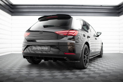 Splittery zadní boční V.2 Seat Leon Mk3 Facelift černý lesklý plast