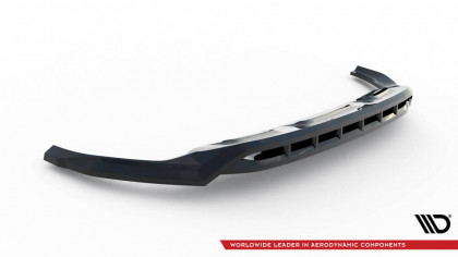 Spojler pod nárazník lipa V.2 Audi SQ8 / Q8 S-Line Mk1 černý leský plast