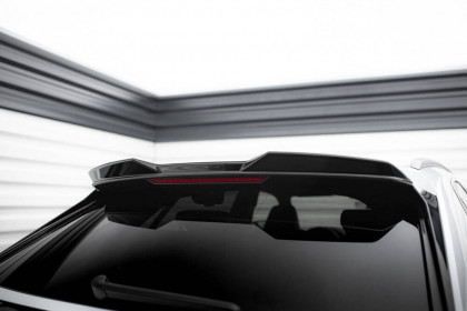 Prodloužení spoileru horní 3D Audi SQ8 / Q8 S-Line Mk1 černý lesklý plast