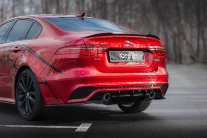 Splittery zadní boční Jaguar XE R-Dynamic X760 Facelift černý lesklý plast