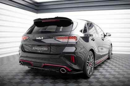 Splittery zadní boční Kia Ceed GT Mk3 Facelift černý lesklý plast