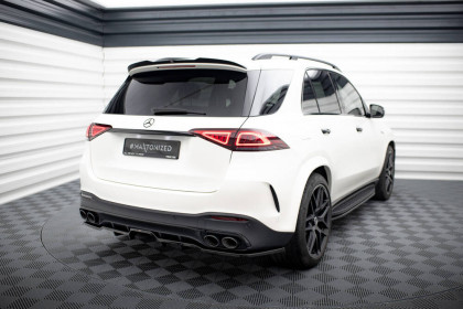 Spoiler zadního nárazniku Mercedes-AMG GLE 53 W167 černý lesklý plast