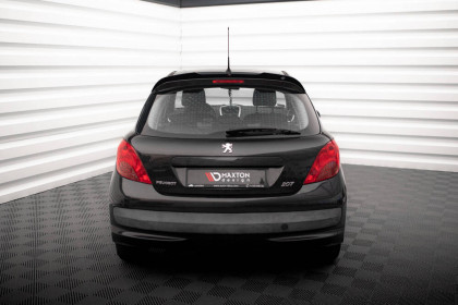 Prodloužení spoileru Peugeot 207 Sport černý lesklý plast