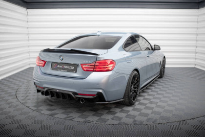 Splittery zadní boční V.4 BMW 4 Coupe M-Pack F32  černý lesklý plast