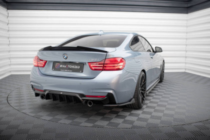 Splittery zadní boční V.5 BMW 4 Coupe M-Pack F32  černý lesklý plast