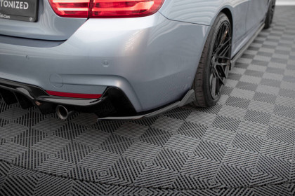 Splittery zadní boční V.5 BMW 4 Coupe M-Pack F32  černý lesklý plast