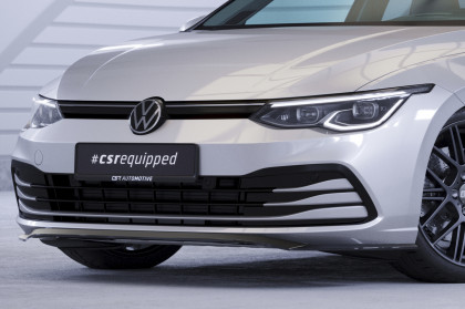 Spoiler pod přední nárazník CSR CUP - VW Golf 8 carbon look lesklý