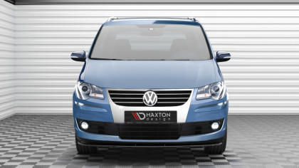 Spojler pod nárazník lipa Volkswagen Touran Mk1 Facelift černý leský plast