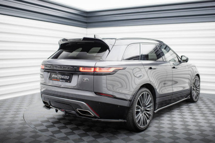 Prodloužení spoileru 3D Land Rover Range Rover Velar R-Dynamic Mk1 černý lesklý plast