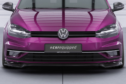 Spoiler pod přední nárazník CSR CUP -  VW Golf 7 17-  - černý matný