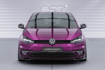 Spoiler pod přední nárazník CSR CUP -  VW Golf 7 17-  - černý matný