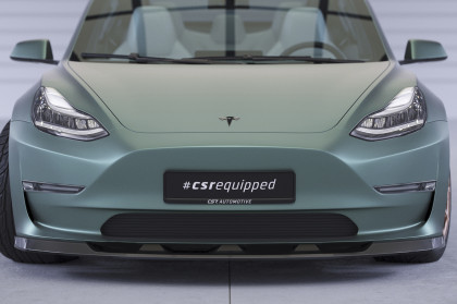 Spoiler pod přední nárazník CSR CUP - Tesla Model 3 černý matný