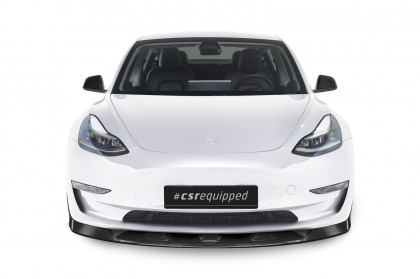 Spoiler pod přední nárazník CSR CUP - Tesla Model 3 černý matný