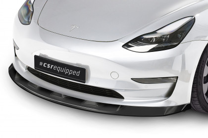Spoiler pod přední nárazník CSR CUP - Tesla Model 3 carbon matný