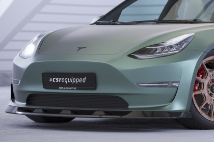 Spoiler pod přední nárazník CSR CUP - Tesla Model 3 carbon lesklý