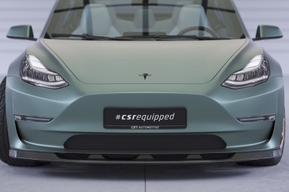 Spoiler pod přední nárazník CSR CUP - Tesla Model 3 carbon lesklý