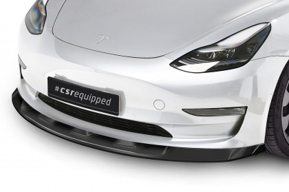 Spoiler pod přední nárazník CSR CUP - Tesla Model 3 carbon lesklý