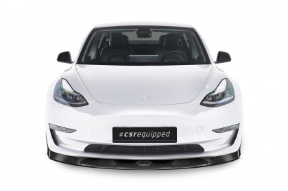 Spoiler pod přední nárazník CSR CUP - Tesla Model 3 černý lesklý