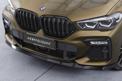 Spoiler pod přední nárazník CSR CUP pro BMW X6 (G06) M-Paket / M50i - carbon look matný