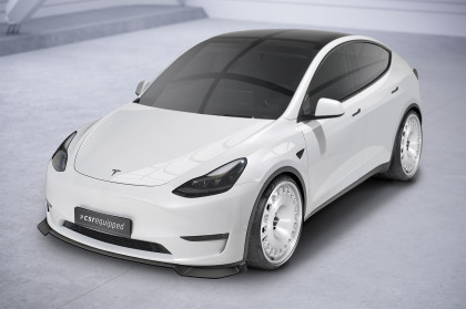 Spoiler pod přední nárazník CSR CUP pro Tesla Model Y - černý lesklý