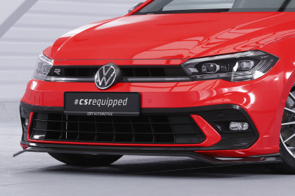 Spoiler pod přední nárazník CSR CUP pro VW Polo 6 2G (Typ AW) GTI / R-Line - černý matný