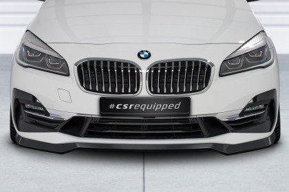 Spoiler pod přední nárazník CSR CUP pro BMW 2 F45 Active Tourer 18-21 (LCI) - carbon look lesklý
