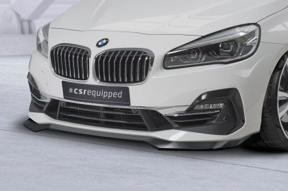 Spoiler pod přední nárazník CSR CUP pro BMW 2 F45 Active Tourer 18-21 (LCI) - carbon look matný