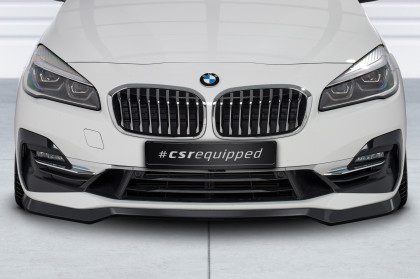Spoiler pod přední nárazník CSR CUP pro BMW 2 F45 Active Tourer 18-21 (LCI) - černá struktura